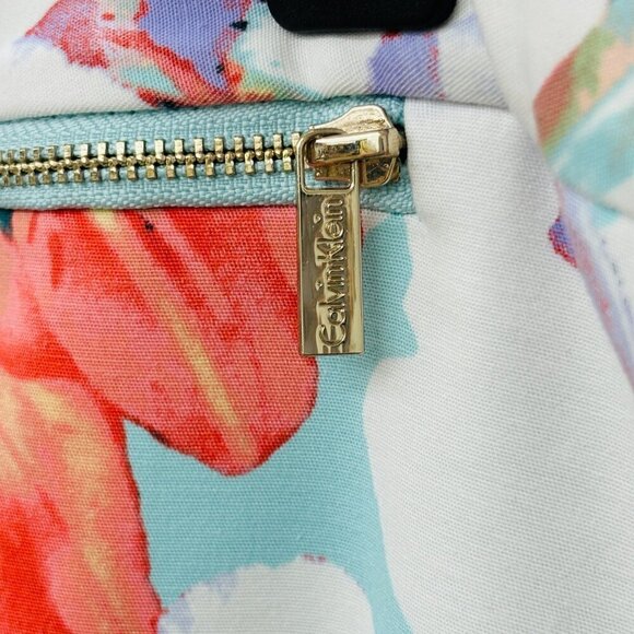 Calvin Klein Floral Print Suit Ankle Pants Womens Sz 14 - Picture 5 of 9